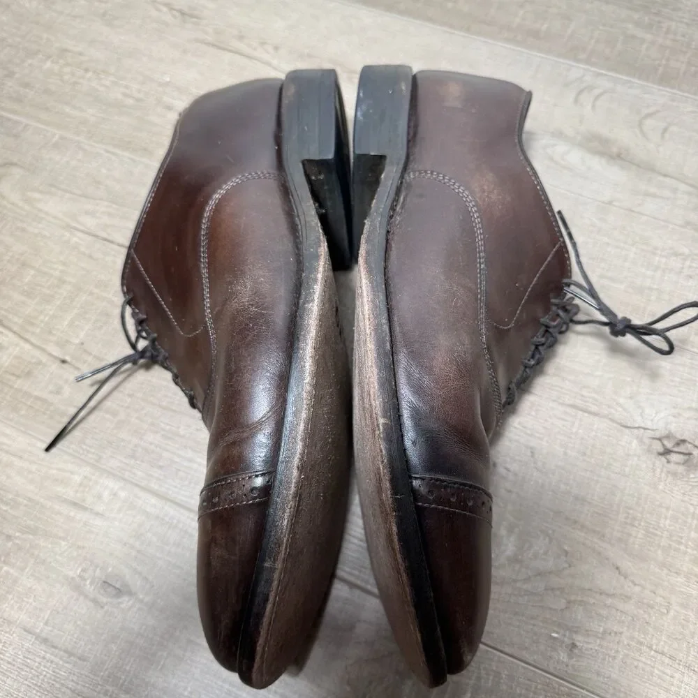 Allen Edmonds Men’s 10 3E Fifth Avenue Cap-Toe Oxfords Dress Shoes USA Goodyear